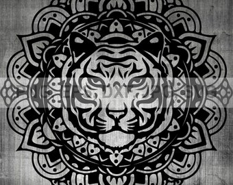 Minikiki On Kleurplaten Mandala Coloring Pages Tiger Tattoo En