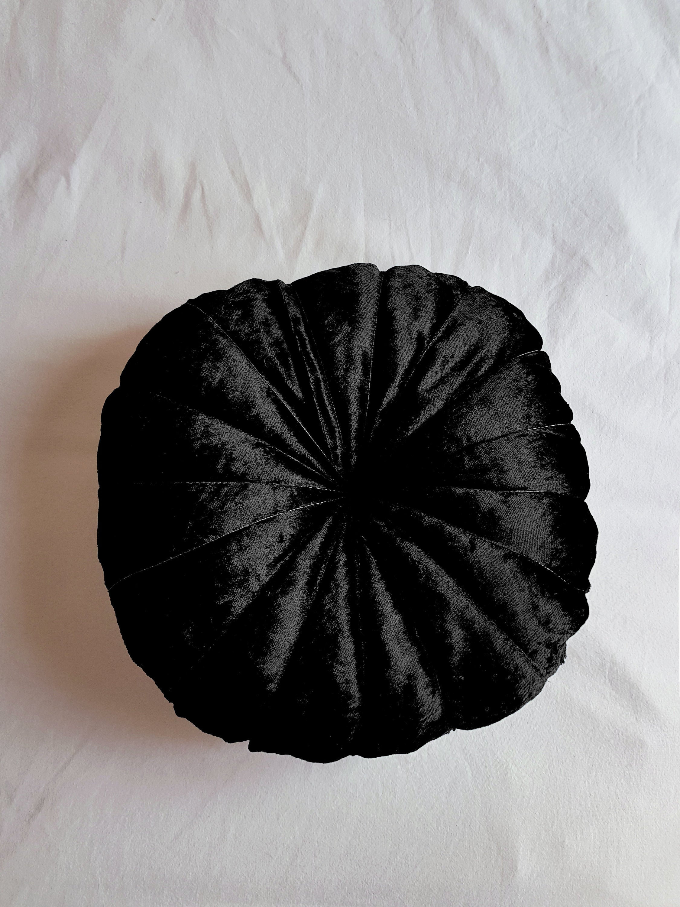 Coussin Rond Black Cat