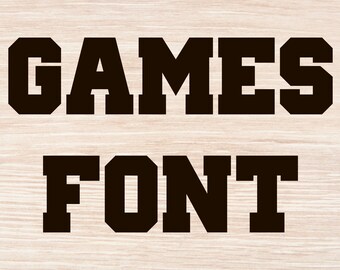 Sport font otf Varsity font files College font otf Sport monogram otf Sport alphabet otf Varsity alphabet letters Font for Cricut Font otf