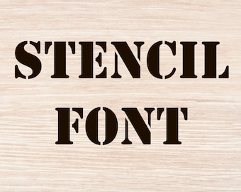 Stencil font svg Stencil alphabet svg Army font svg Stencil letters svg Stencil font silhouette Stencil font for Cricut Stencil font otf