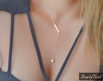 Excellent Fashion Necklace by SIMPLYTRISH | Gold Plated for Women and Girls | Great for Birthdays and Mother's Day or Any Occasion