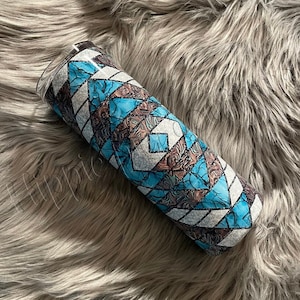 Pendleton tumbler, western tumbler, boho tumbler, gifts for cowgirls, rustic tumbler