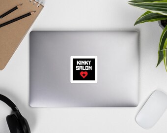 Kinky Salon Aufkleber ohne Blasen