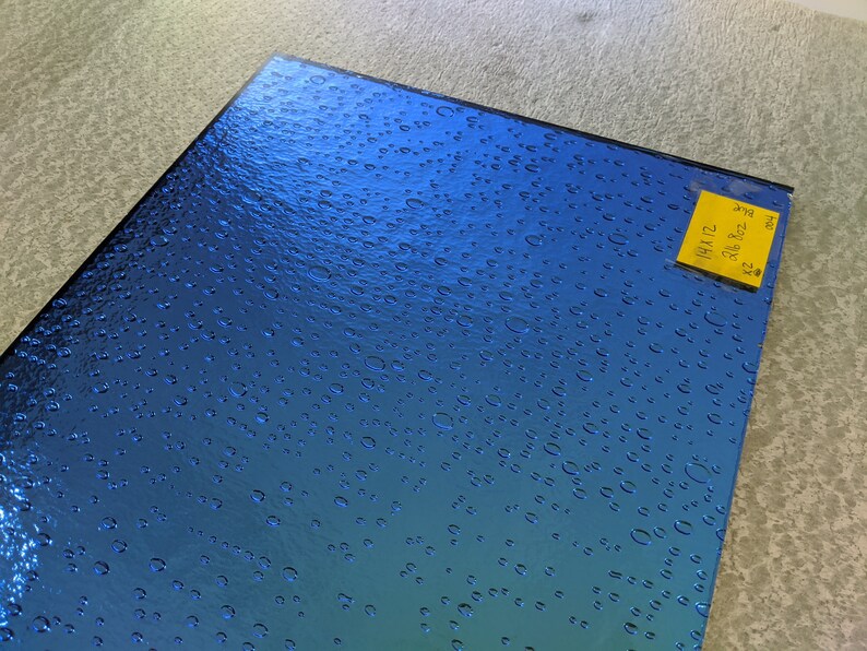 Dichroic Glass Sheet 11 7 8x14x3 16 2lbs Etsy
