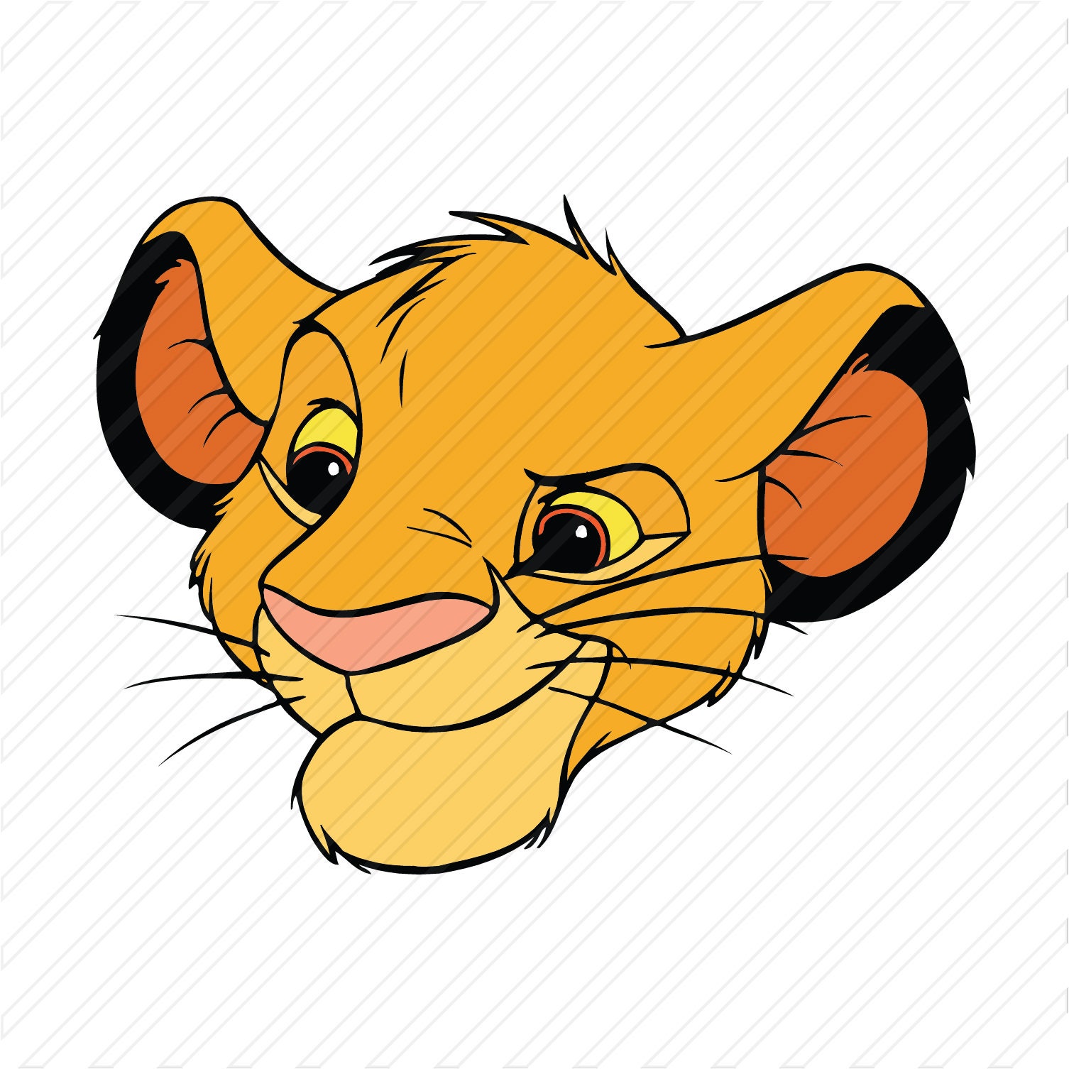 Lion King Simba Small Young Classic Disney Cartoon Instant - Etsy Lion King Simba Small Young Classic Disney Cartoon Instant - Etsy