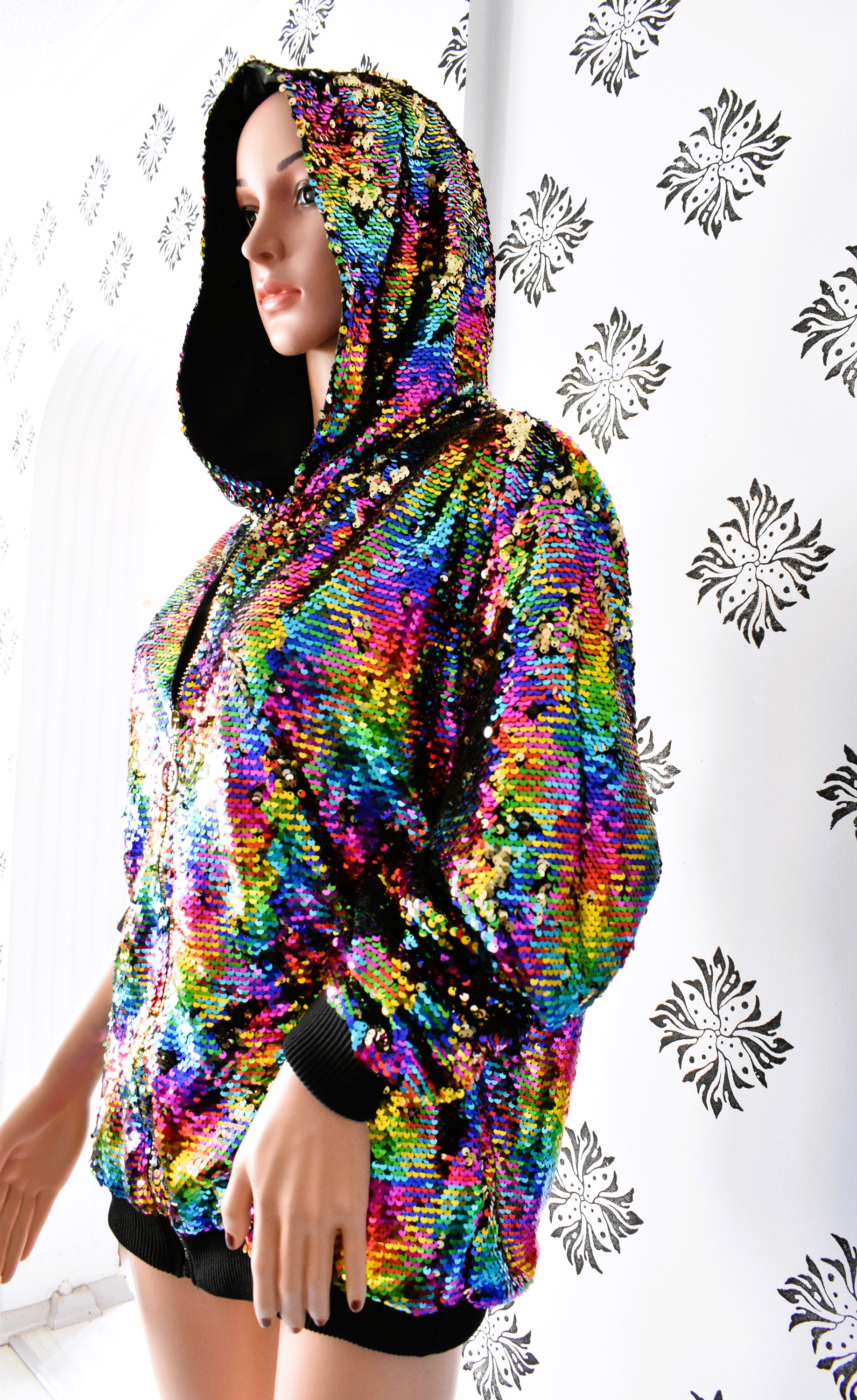 Sequin multi shop color jacket