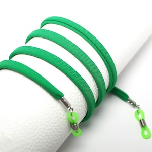 Green Sunglasses Chain,Stitched Lycra Cord Strips Spectacle Chain,30inch Spectacle Strap,Lace Eyeglass Cord,Anti-lost Rope For Glasses