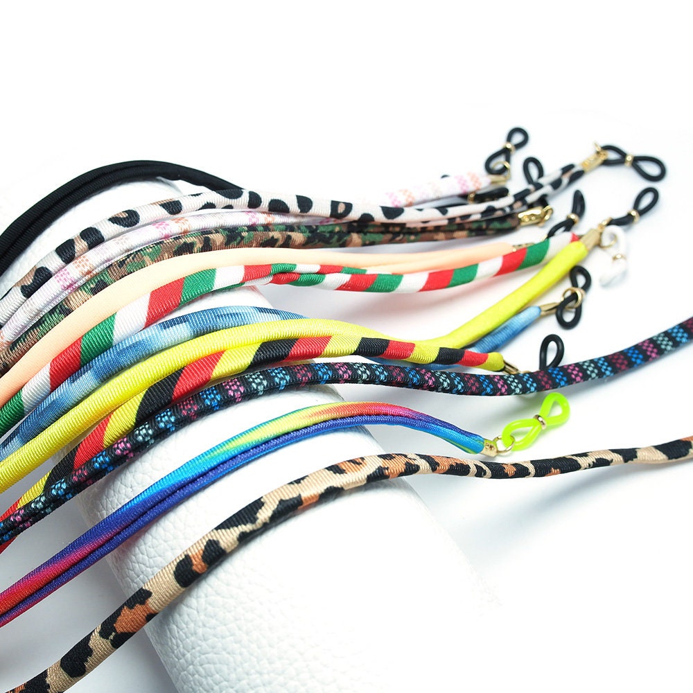 Handmade Lycra Eyeglass Chain: Stitched Spectacle Strap, 30 Inch - Etsy