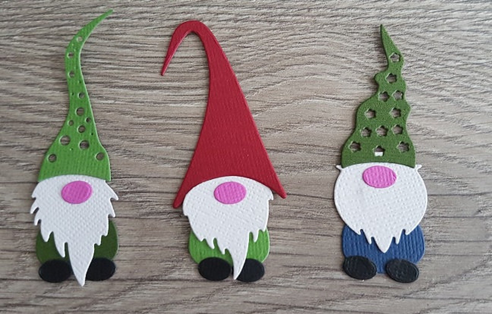 Die Cuts Christmas Gnomes kit Etsy