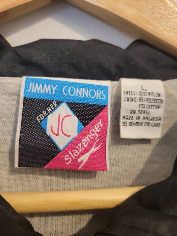Vintage Jimmy Connors Slazenger Tennis Windbreaker Ja… - Gem