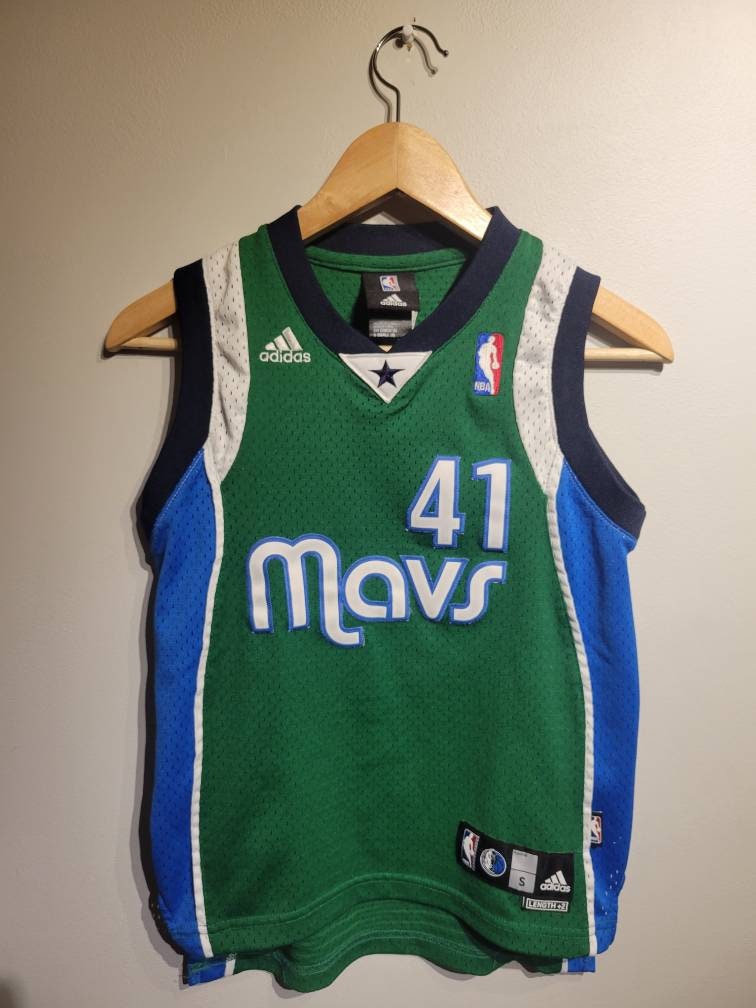 DIRK NOWITZKI  Dallas Mavericks 2003 Away Reebok Throwback NBA