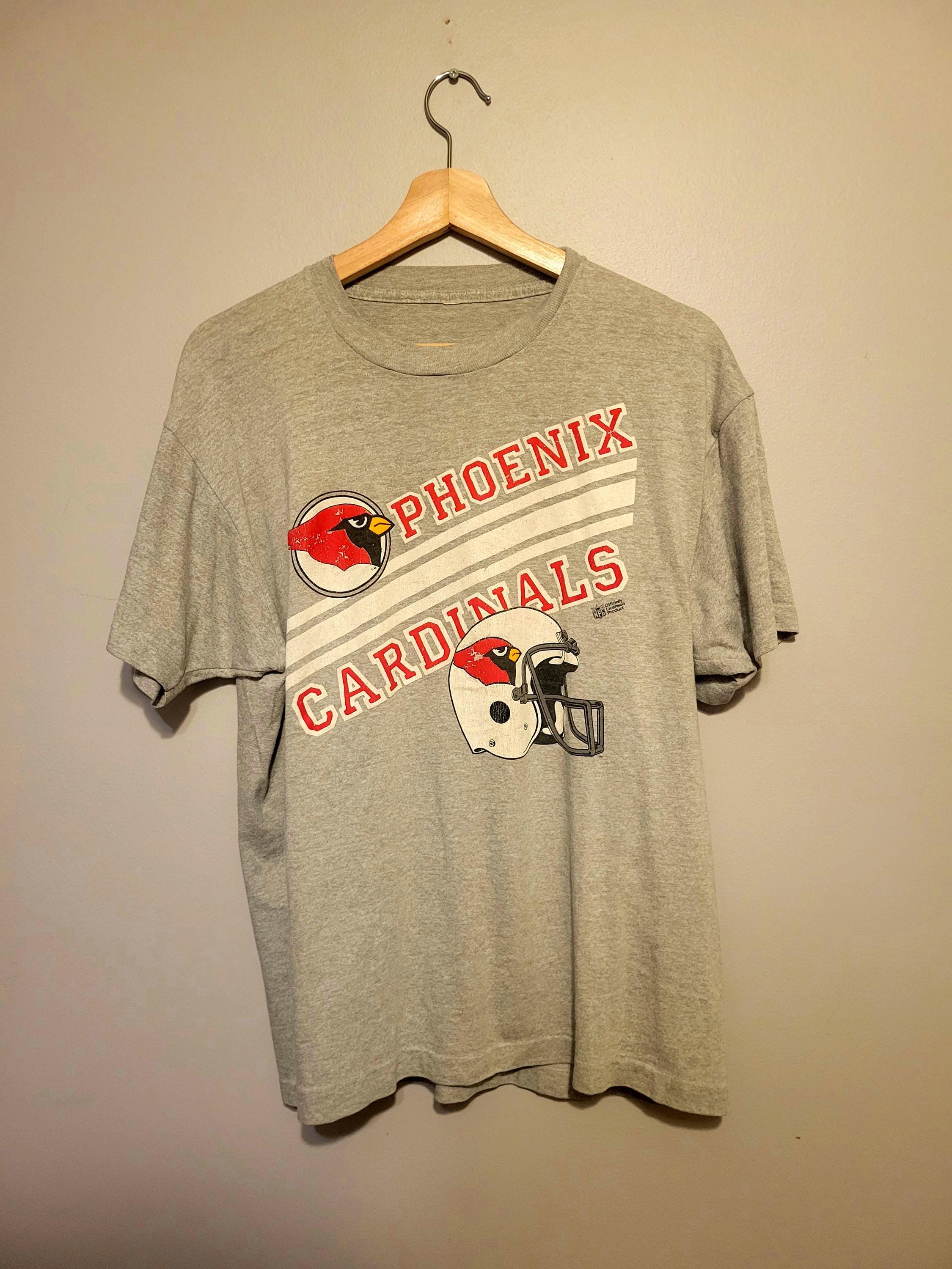 Vintage 90s Phoneix Cardinals Officially Licensed NFL Single Stitch Shirt Size Medium
