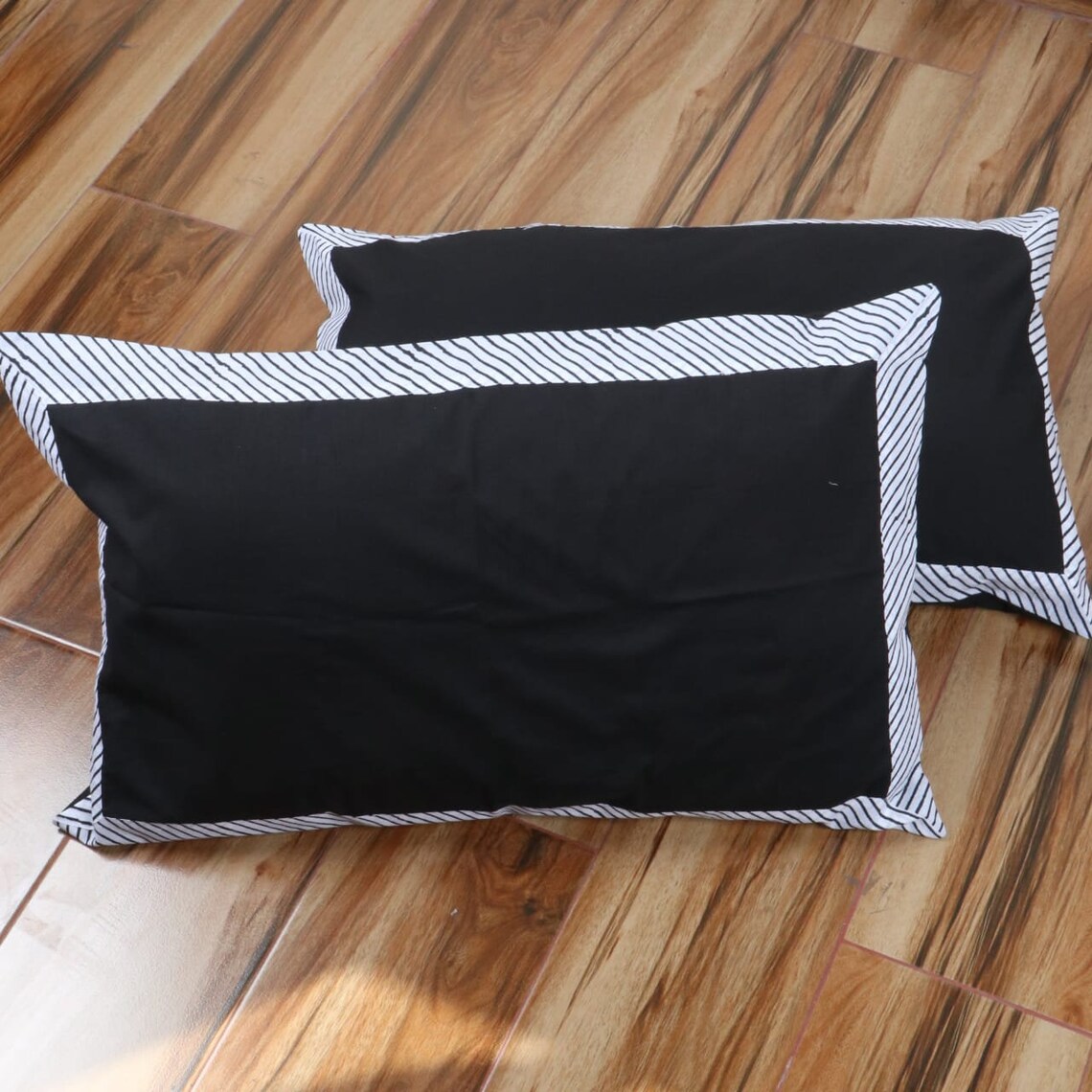 Pillow Cover Euro Sham Hand Made Printed Border 1828 Inches Etsy UK