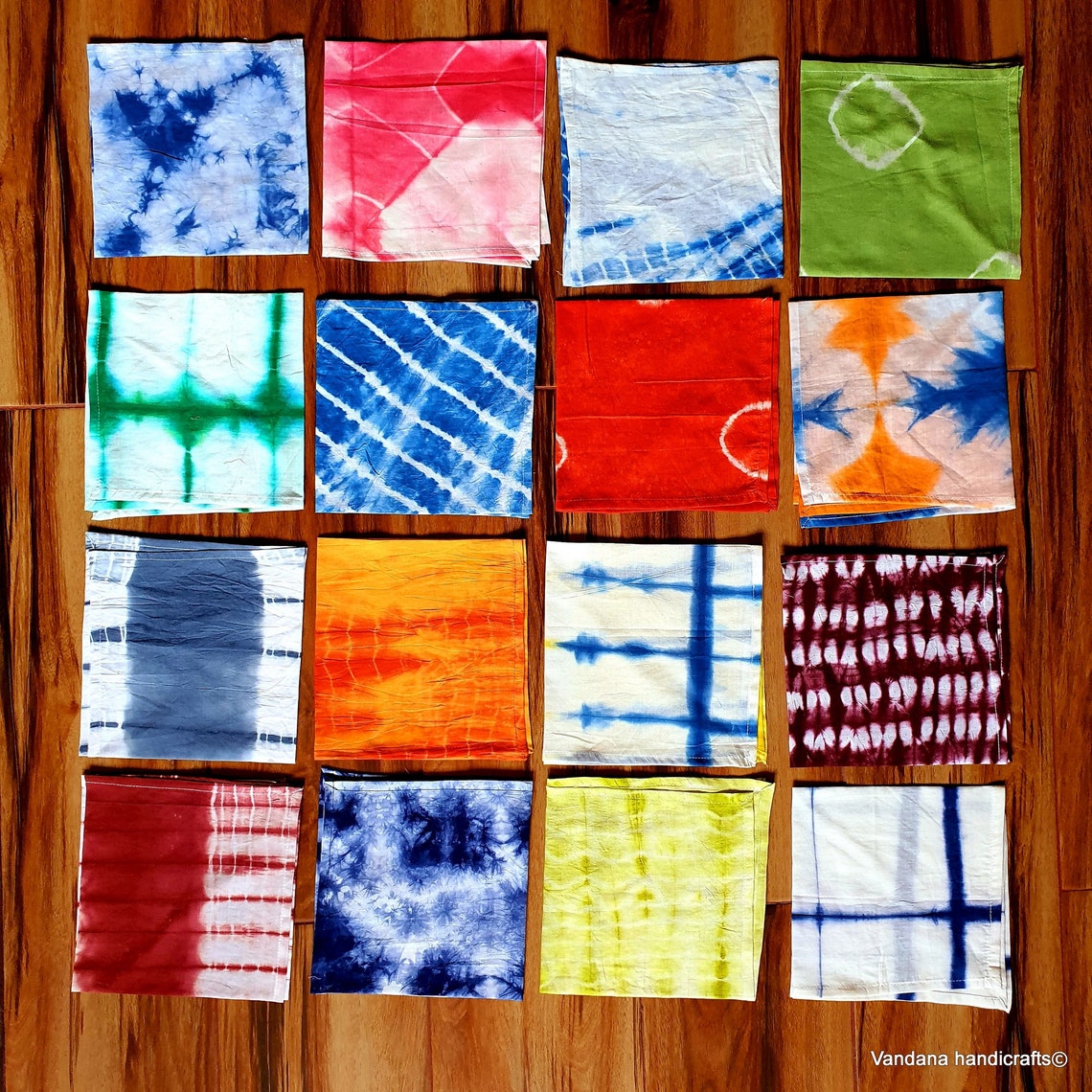Tie Dye Tea Towel Shibori Kitchen Towel Tie dye napkin House Etsy
