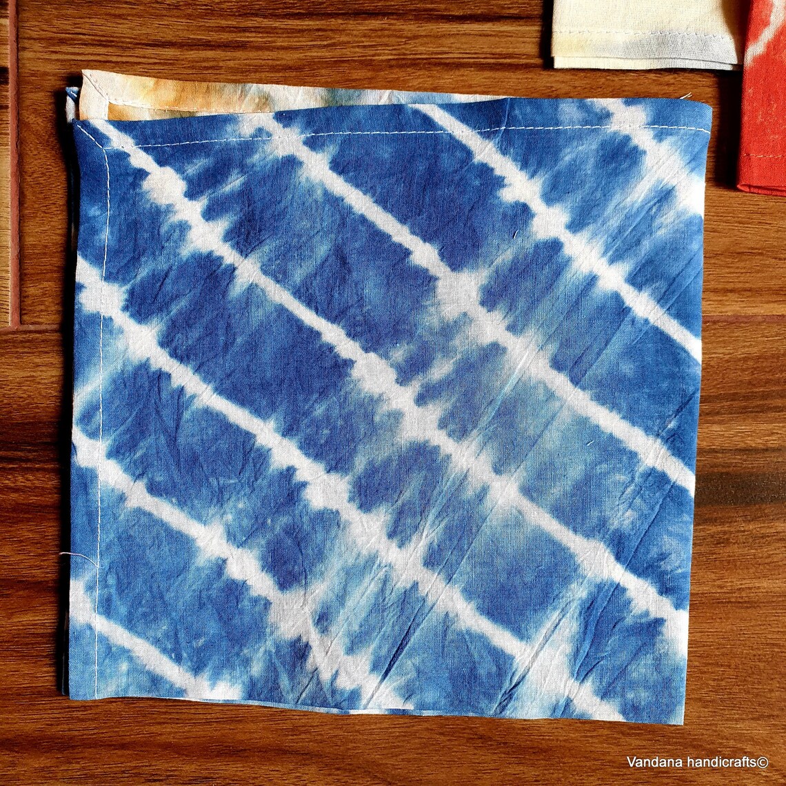 Purple - Shibori Tie-dye Cotton Bath Towel