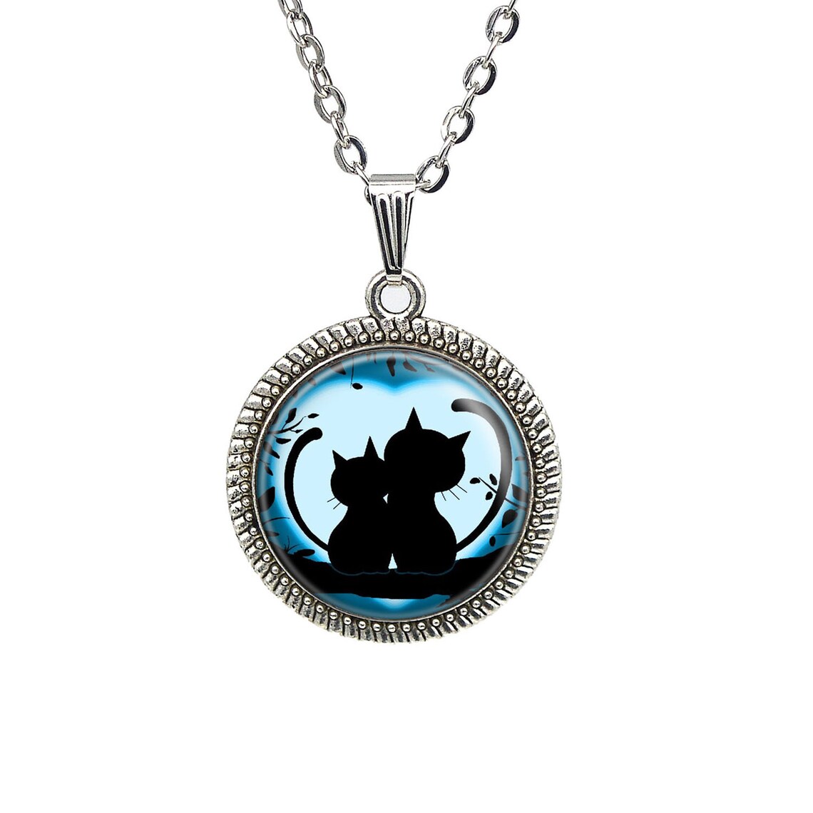 Cat Necklace Custom Necklace Cat Pet Jewelry Animal Pendant Etsy