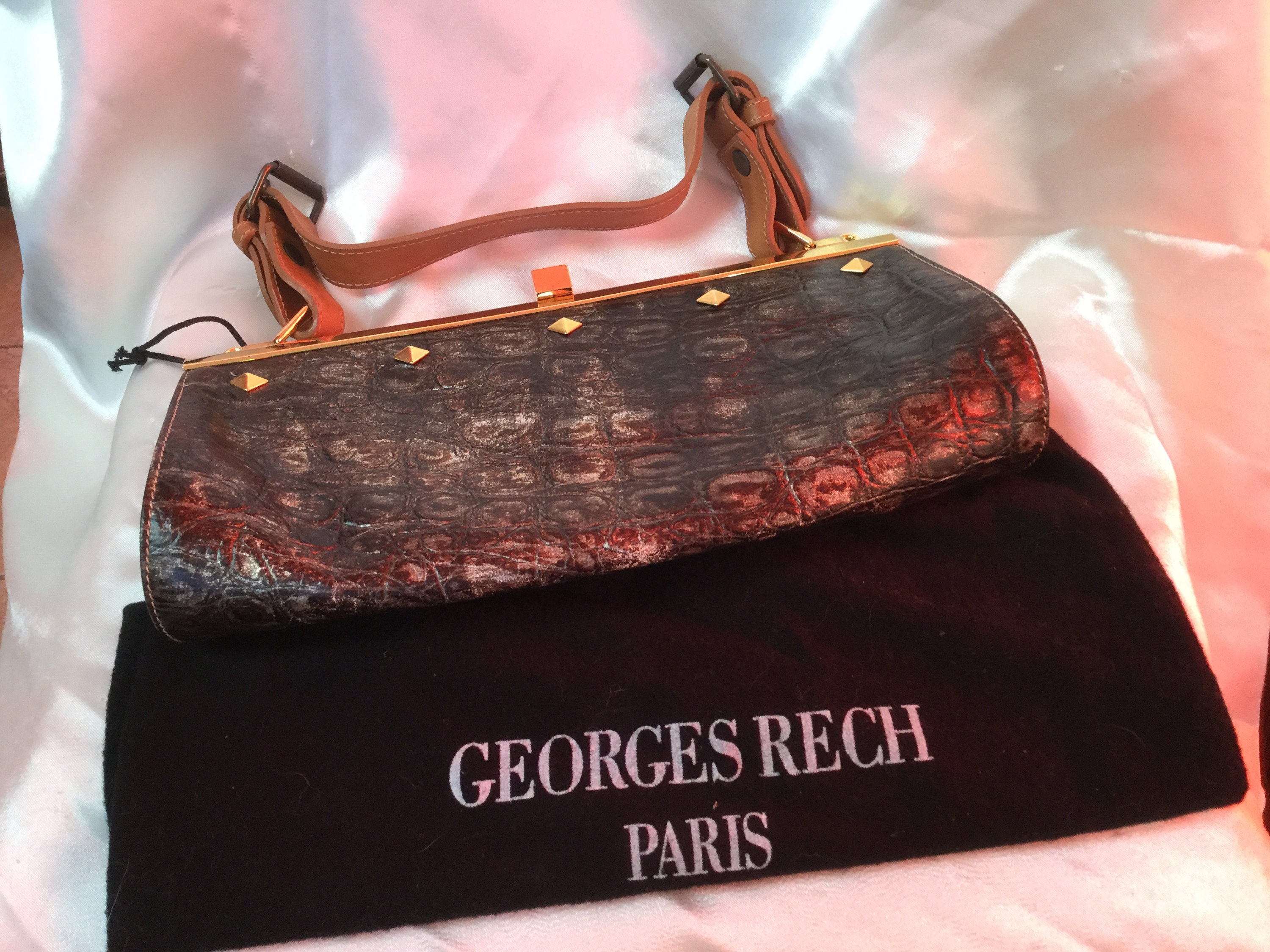 Georges Rech Paris Designer Bag With Original Dust Cover - Etsy