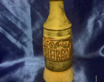Stoneware Bottle for Dry Sherry, Tremar, Cornwall