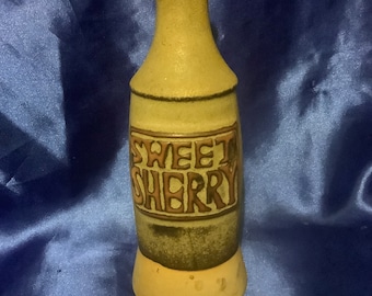 Stoneware Bottle for Sweet Sherry, Tremar, Cornwall