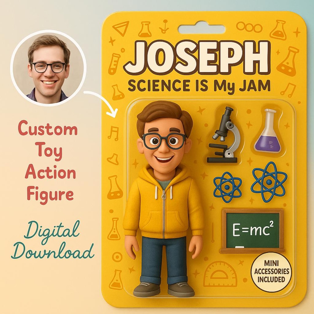 Custom Action Figure - Personalized Toy of Your Loved One | Unique Gift ...