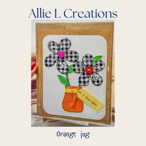 Cartes en tissu unique : fabriquées à la main en Colombie-Britannique | Des designs originaux et colorés pour toutes les occasions | Pièce unique | Blanc à l'intérieur