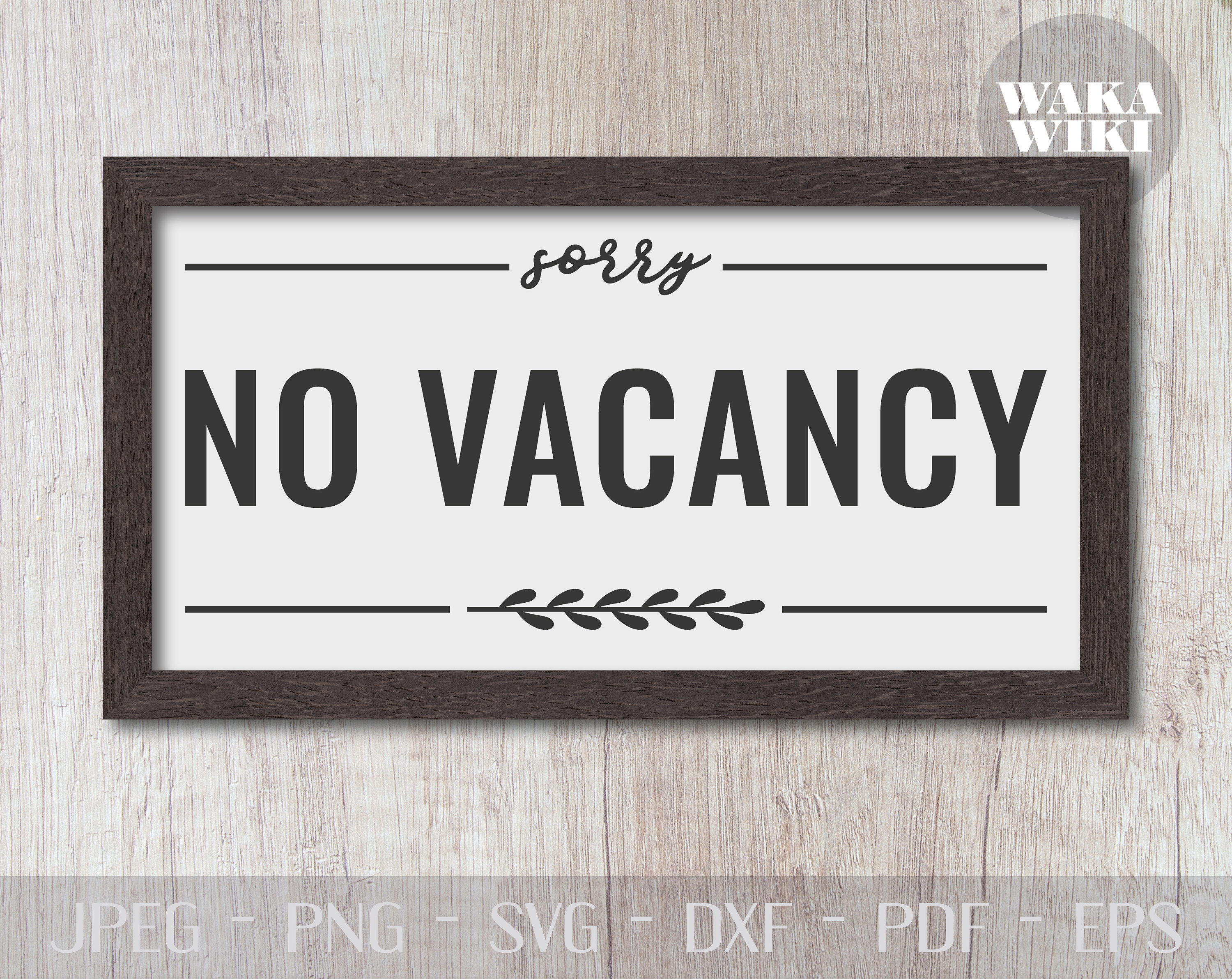 Sorry No Vacancy Farmhouse Rustic Wreath Decoration Country | Etsy