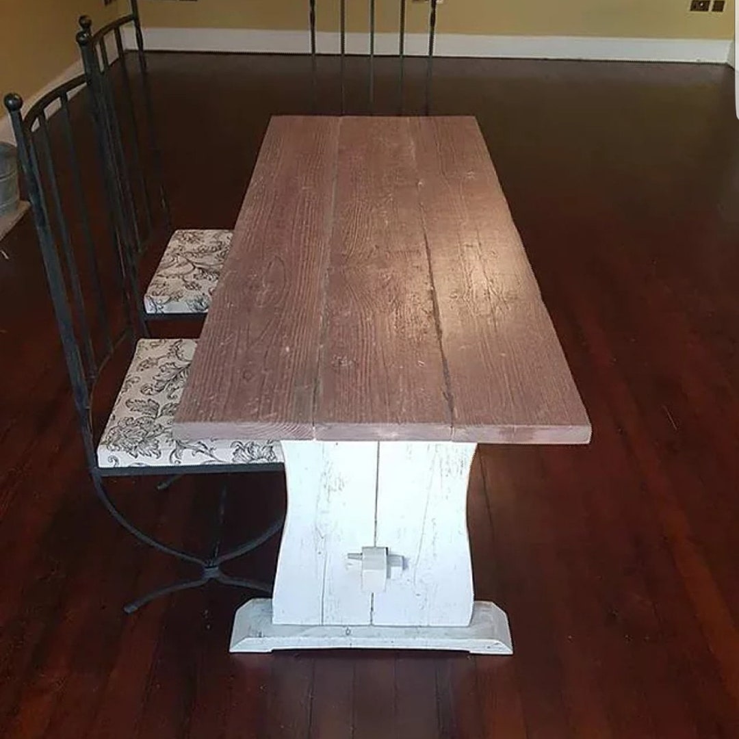 Reclaimed Table Tops / Farmhouse Dining Table / Reclaimed Etsy UK
