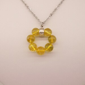 Citrine Necklace,Christmas Gift Necklace,Citrine Jewelry,Gemstone Necklace,Gift Idea for Her,November Birthstone Necklace,8mm Citrine Beads