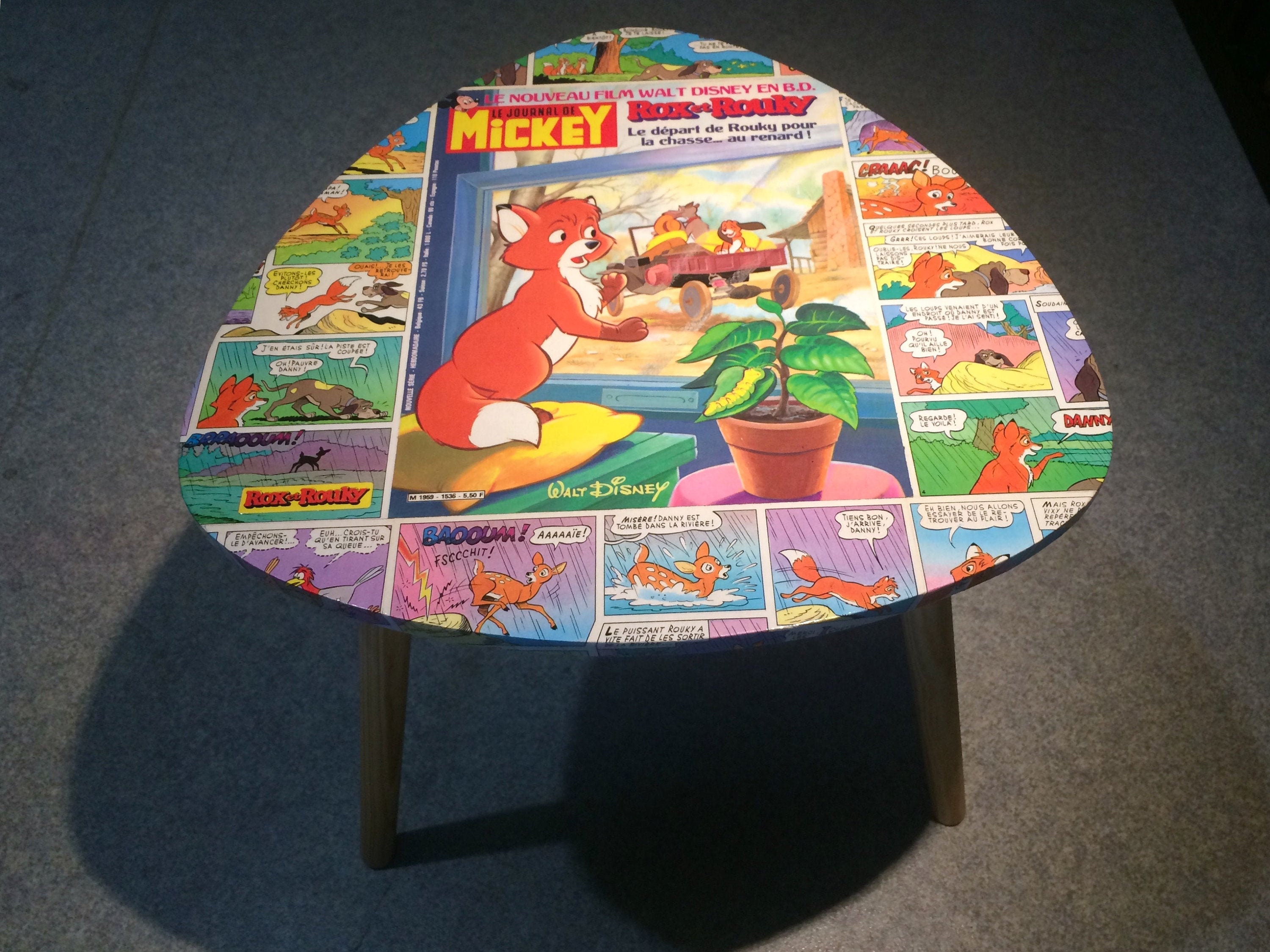 Table Rox et Rouky | The Fox & The Hound