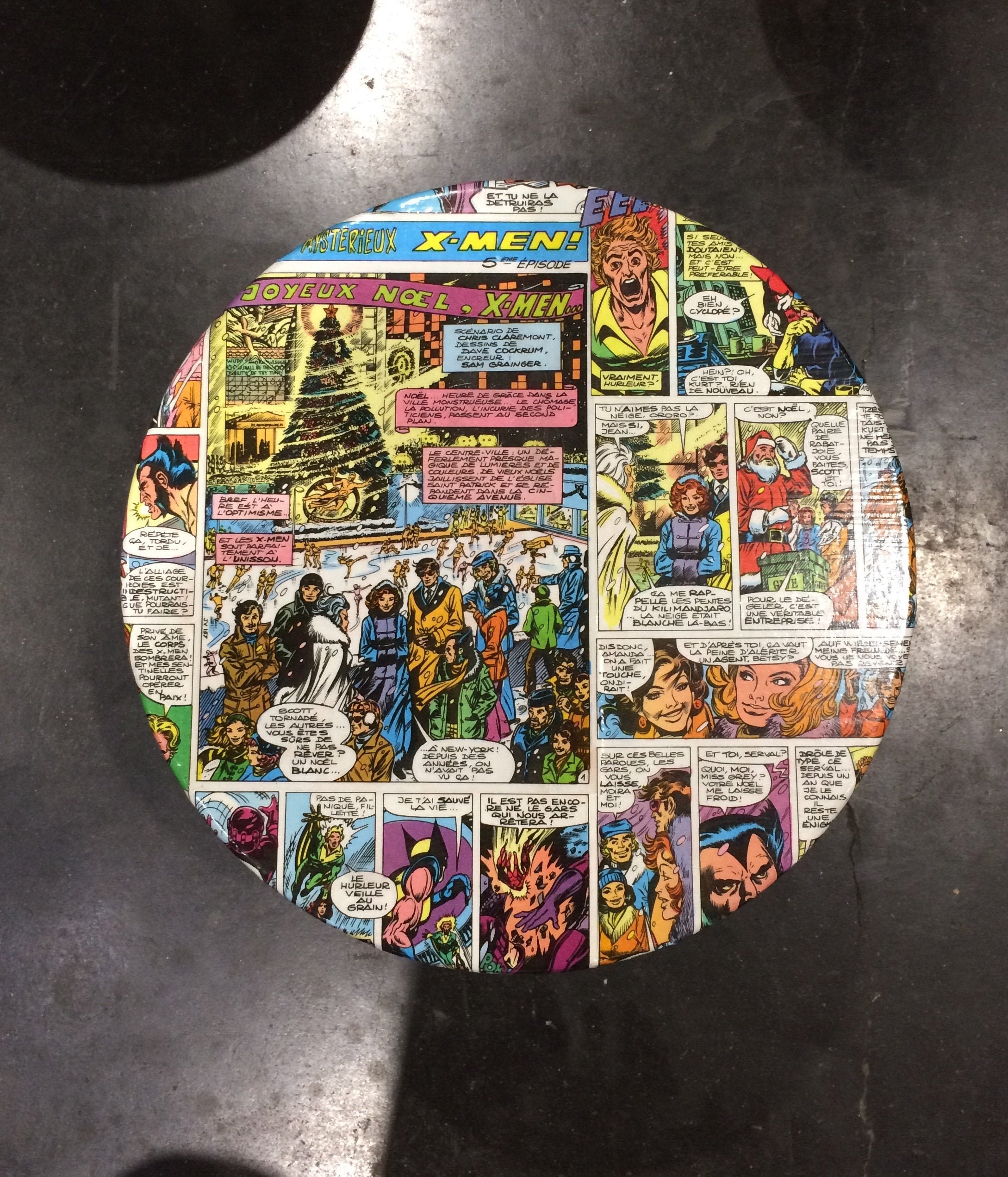 Table d'appoint Noël Des X-Men