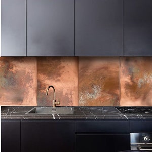 Patina Copper Tiles And Wall Panels  (Style 2)