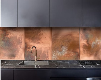 Patina Copper Tiles And Wall Panels  (Style 2)