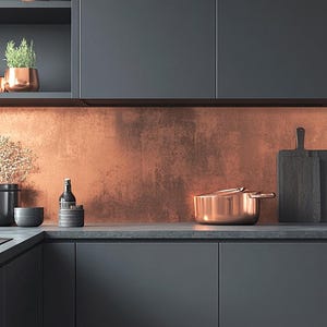 Copper Backsplash For Kitchen (Style 1)