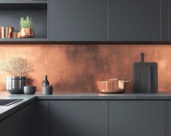 Copper Backsplash For Kitchen (Style 1)