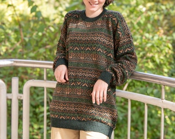 Baby Alpaka Pullover Damen Oversize, plus size, XL Strickpullover Damen | Wollpullover | Winter Pullover | Aimara Peru