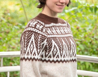 Alpaka Pullover Frauen, Alpaka Kleidung | Warme Kleidung | Geschenk Mama | Freundin |  Ehefrau | Alpaca Sweater, Womens alpaca jumper