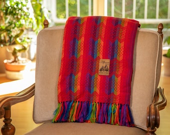 Peruvian Alpaca Blanket, Sofa blanket | cozy peruvian blanket | alpaca wool couch blanket | boho blanket, Christmas gift | Peru