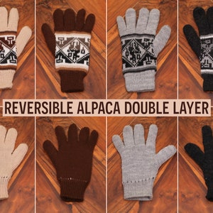 Alpaka Handschuhe: Warme, Winter Handschuhe für Damen und Herren | Weihnachts Geschenk Freund, Freundin, Frau, Mama, Mann