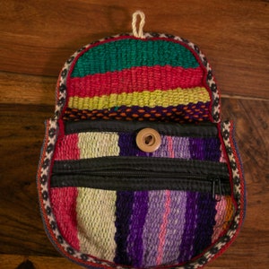 Ethnic Boho Vibes: Handcrafted Peruvian Cusco Textile crossbody Bags Festival Hippie Chic Boho, ethnic, Peru, hippie, pouches, bags image 2