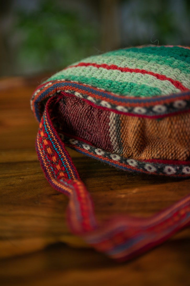 Ethnic Boho Vibes: Handcrafted Peruvian Cusco Textile crossbody Bags Festival Hippie Chic Boho, ethnic, Peru, hippie, pouches, bags image 7