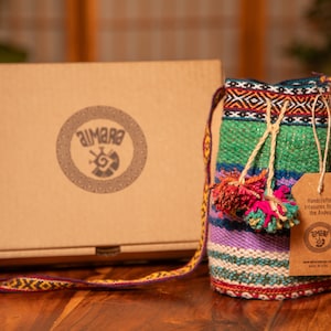 Ethno Tasche | Boho Tasche aus Peru | Handgewebte Tasche | Hippie Tasche | Ayahuaska Pouch | Tribal Shaman Tasche | Siki Pouches AIMARA