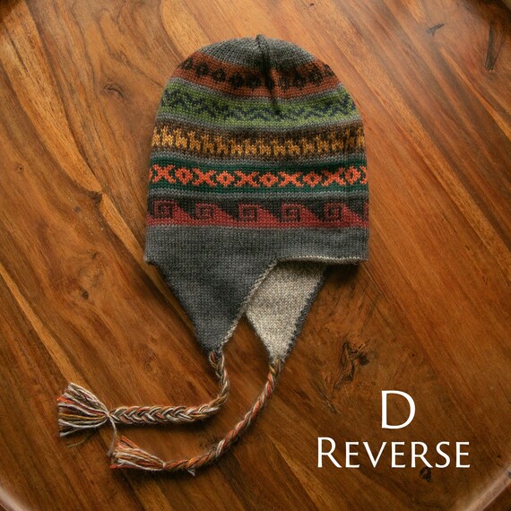 Peruvian Hat, Alpaca Hat, Chullo, Ethnic Hat, Boho, Inca Hat  display picture 1