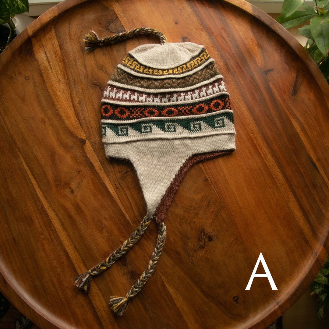 Peruvian Cap Peruvian Hat, Alpaca Hat, Chullo, Ethnic Hat, Boho, Inca Hat, Tribal ...