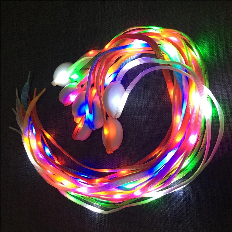 Led shoelaces light for christmas festival home party decoration color fashion