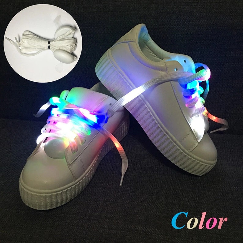 Led shoelaces light for christmas festival home party decoration color fashion