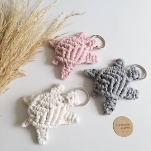 Makramé Sköldpadda Boho Kawaii Nyckelring för pojkvän, kvinnor, män, bästa vän, Söt Bilberlock, accessoarer från ukrainska butiker
