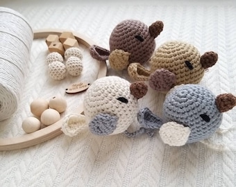 Mobile en bois avec oiseaux pour nouveau-né, cadeau de baby shower mobile de pépinière Woodland pour le panier-cadeau de la nouvelle maman des magasins d'Ukraine