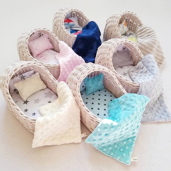 Buy Doll Cradle Bedding Set 10.6 for Doll Moses Basket Toddler