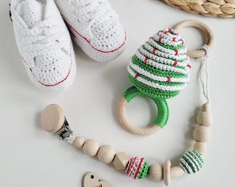 Kosz prezentowy dla nowej mamy Spersonalizowane pudełko dla dziecka Pierwszy prezent na Boże Narodzenie Prezent na baby shower Prezent powitalny dla chłopca lub dziewczynki z Ukrainy