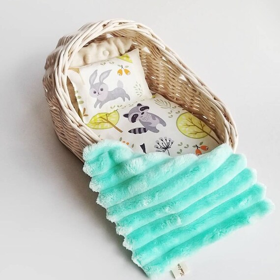 Doll Cradle Bedding Set 10.6 15 19 for Doll Moses Basket Birthday